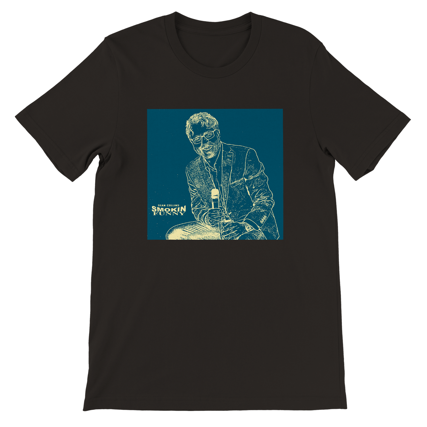 SEAN COLLINS - SMOKIN FUNNY - Premium Unisex Crewneck T-shirt