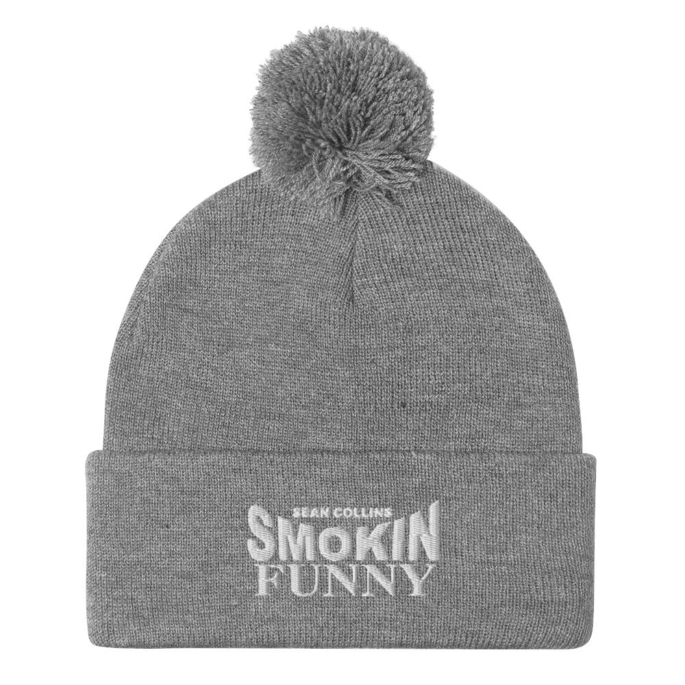 Sean Collins SMOKIN FUNNY Pom-Pom Beanie