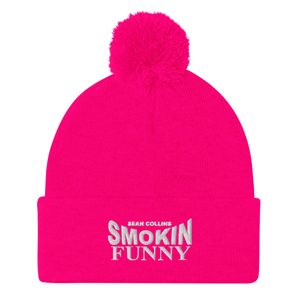 Sean Collins SMOKIN FUNNY Pom-Pom Beanie