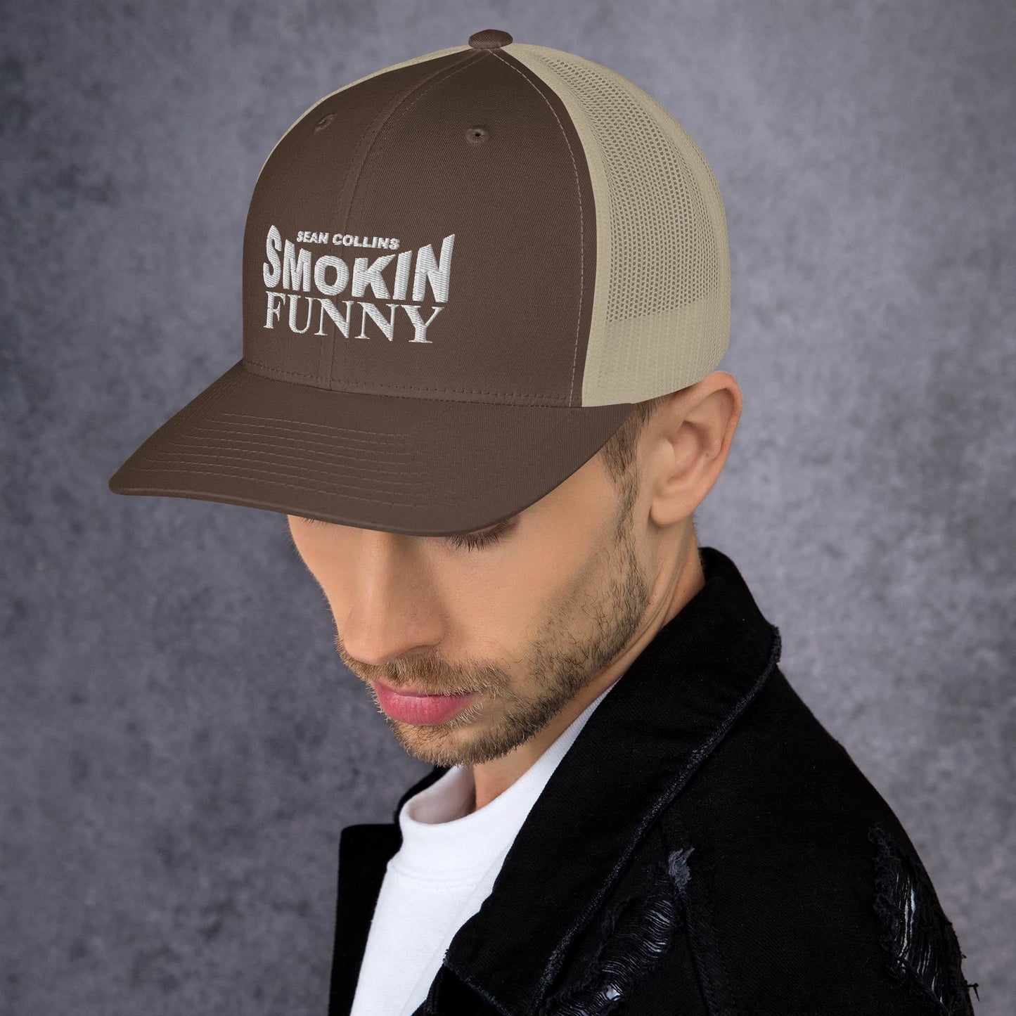 Sean Collins - SMOKIN FUNNY _ Trucker Cap