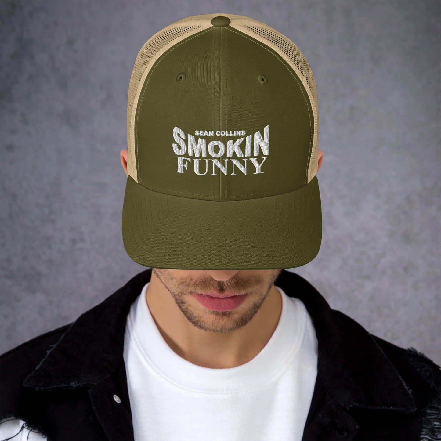 Sean Collins - SMOKIN FUNNY _ Trucker Cap