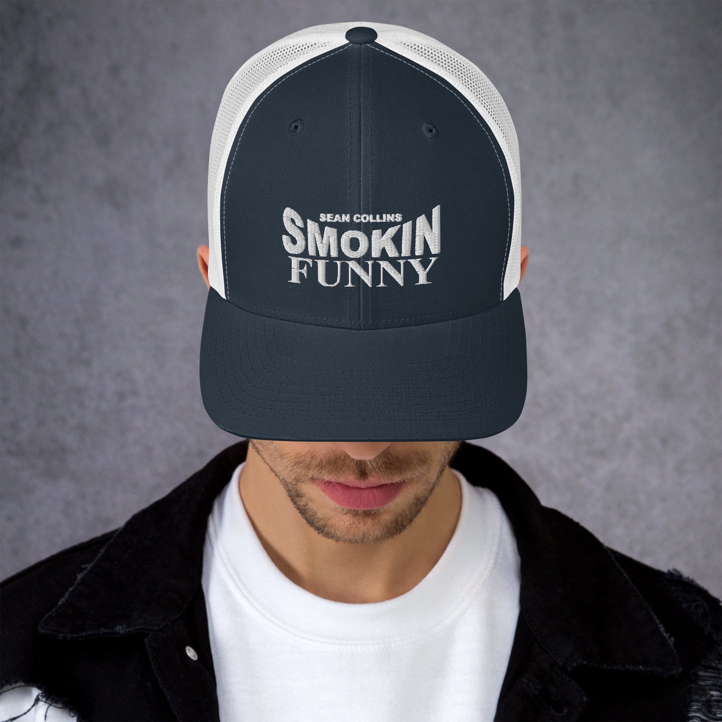 Sean Collins - SMOKIN FUNNY _ Trucker Cap
