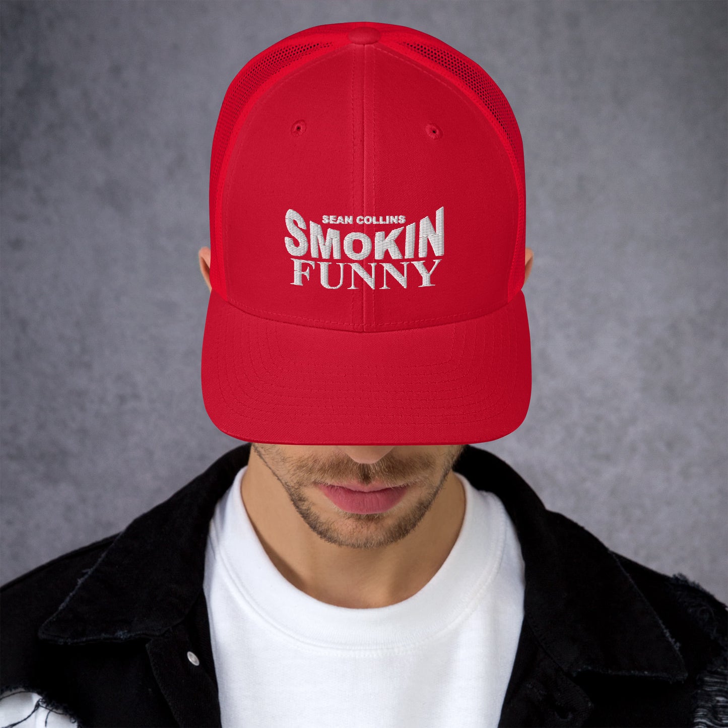Sean Collins - SMOKIN FUNNY _ Trucker Cap