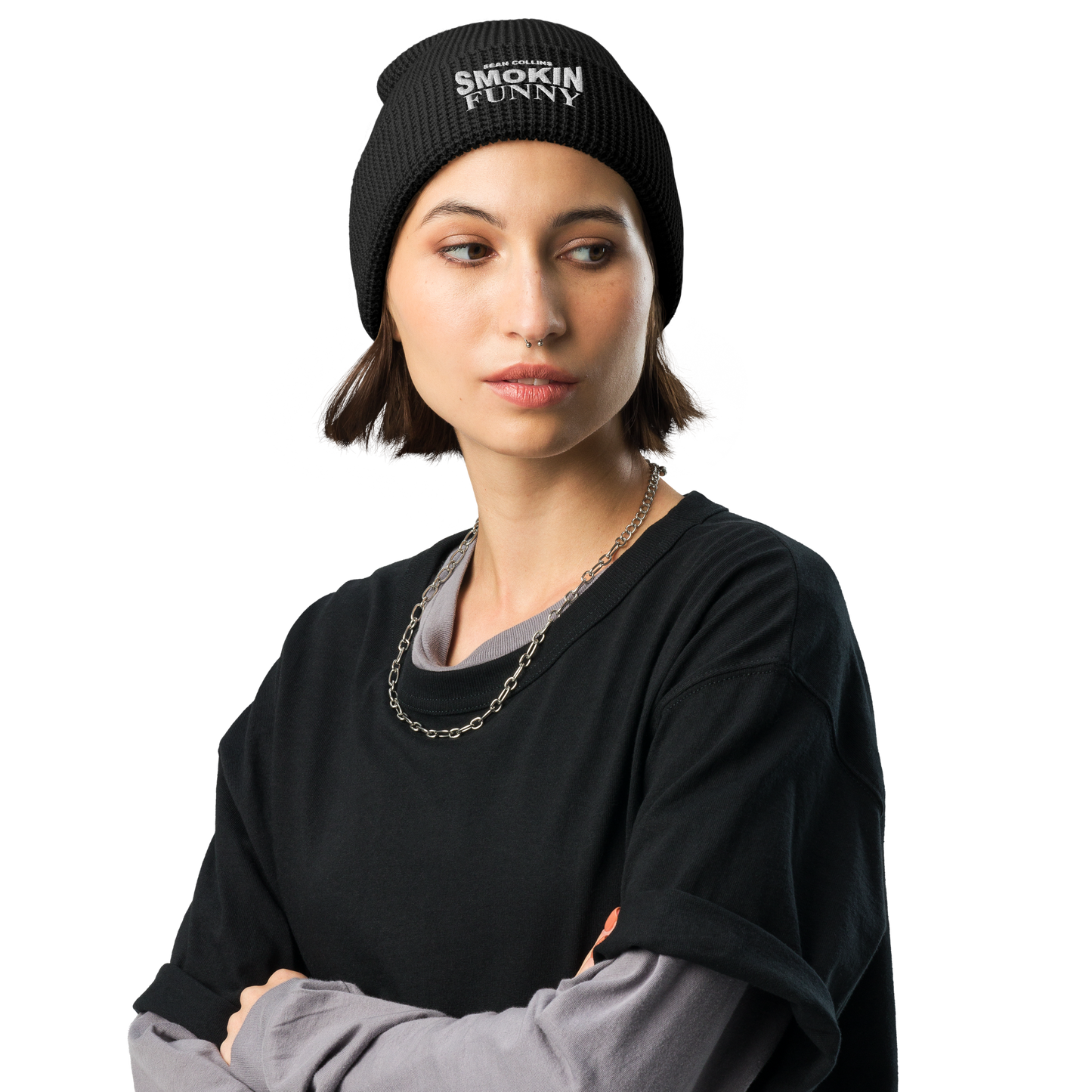 Sean Collins - SMOKIN FUNNY - Waffle beanie