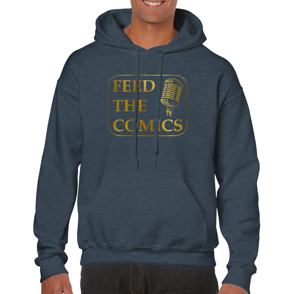 Feed the Comics (gold) - Classic Unisex Pullover Hoodie