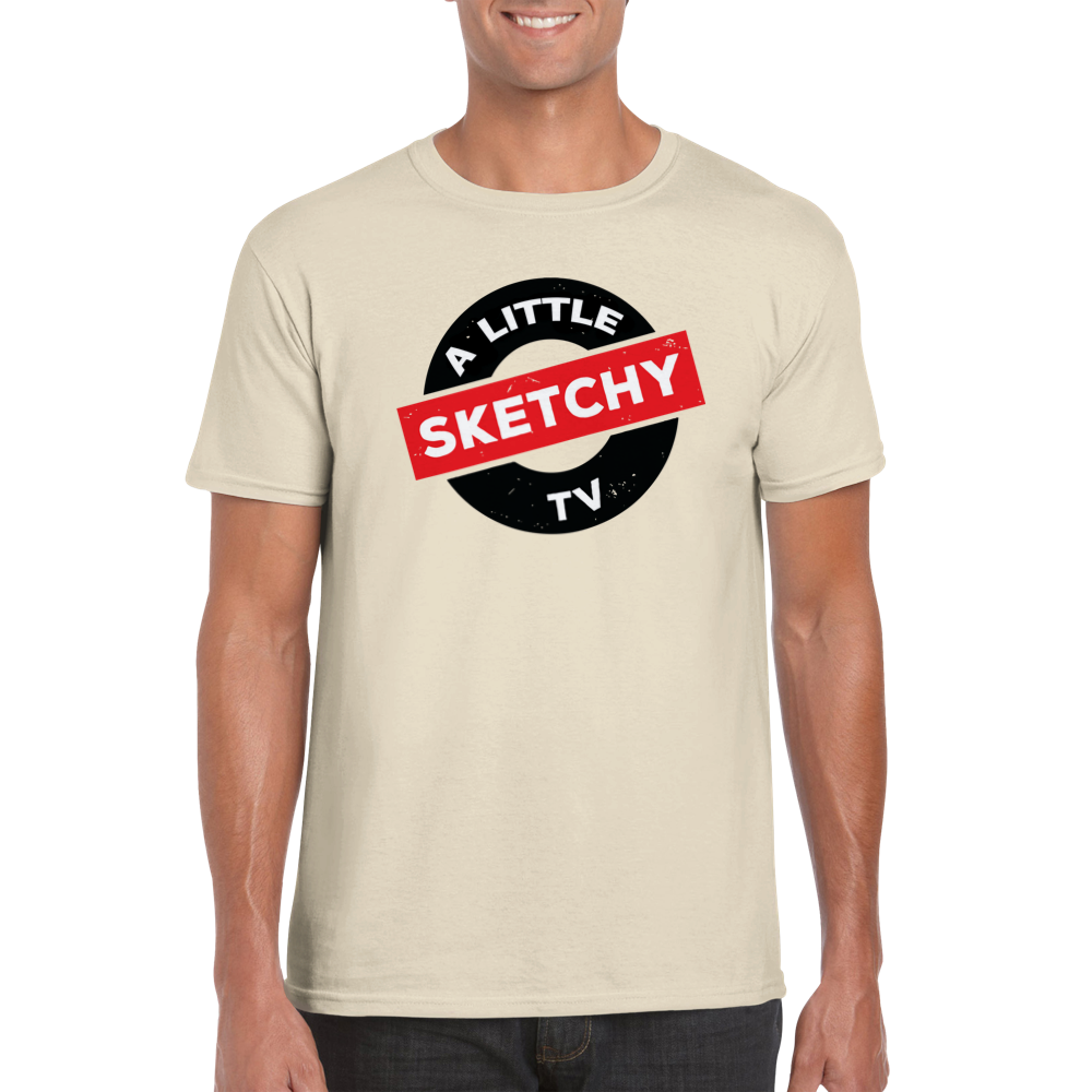 A Little Sketchy Logo - Classic Unisex Crewneck T-shirt