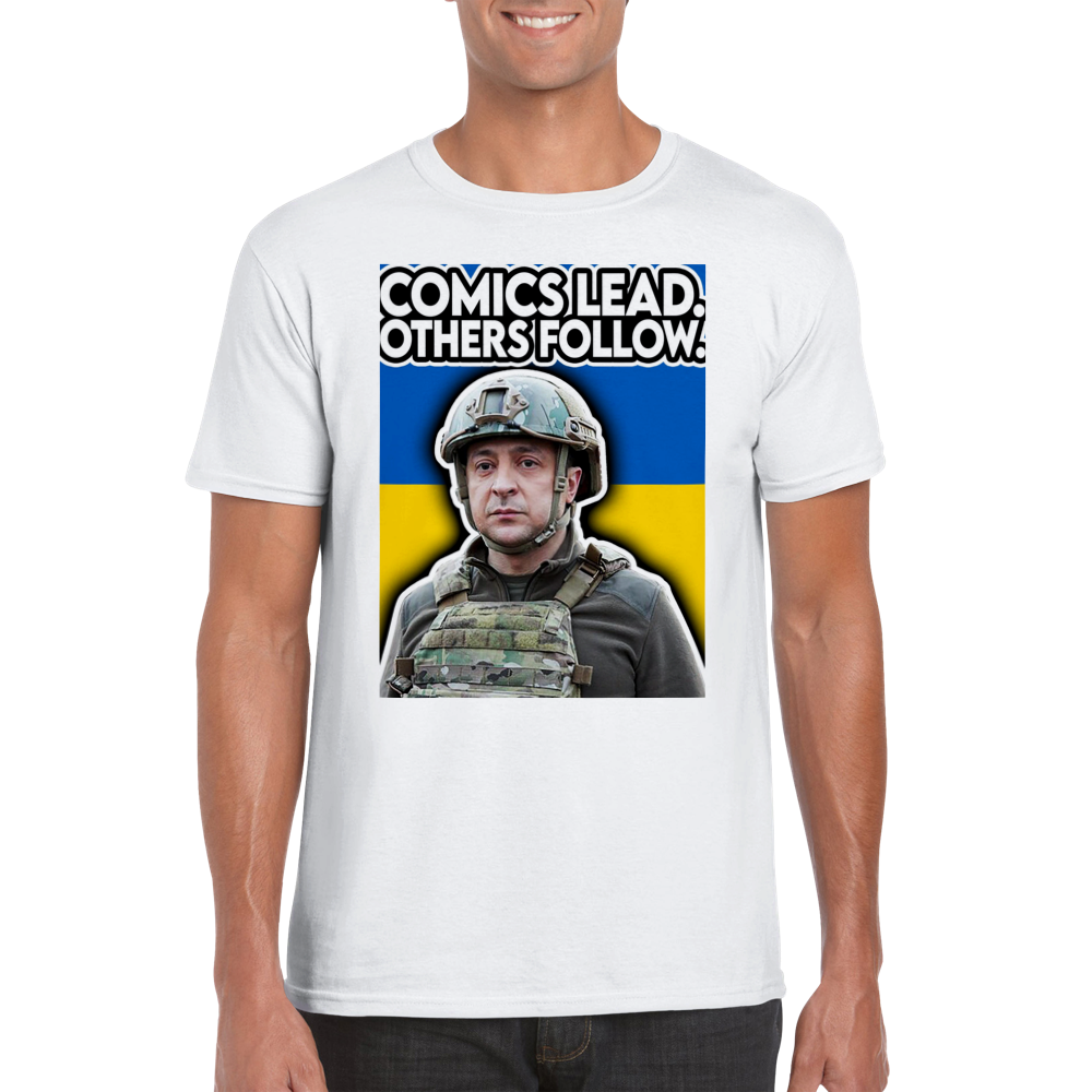 Comics Lead, Others Follow: Ukraine Edition - Classic Unisex Crewneck T-shirt