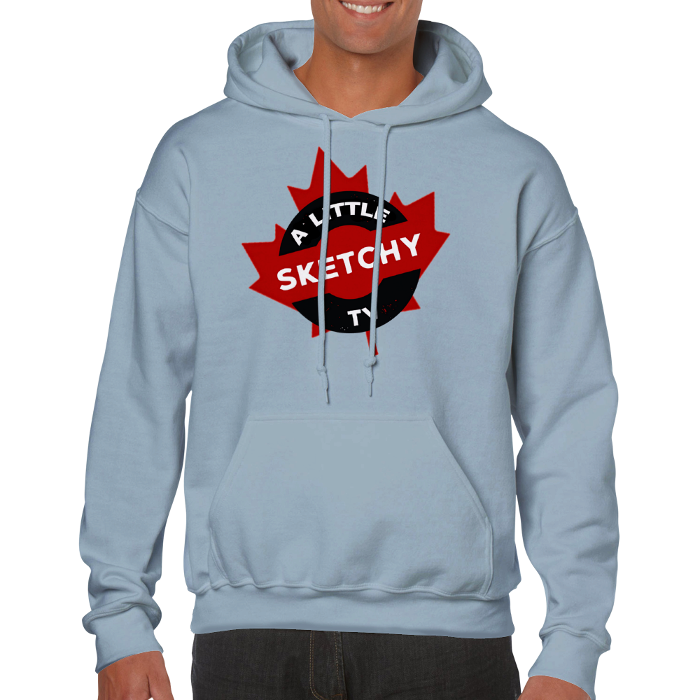 The Maple Sketchy TV Logo - Classic Unisex Pullover Hoodie