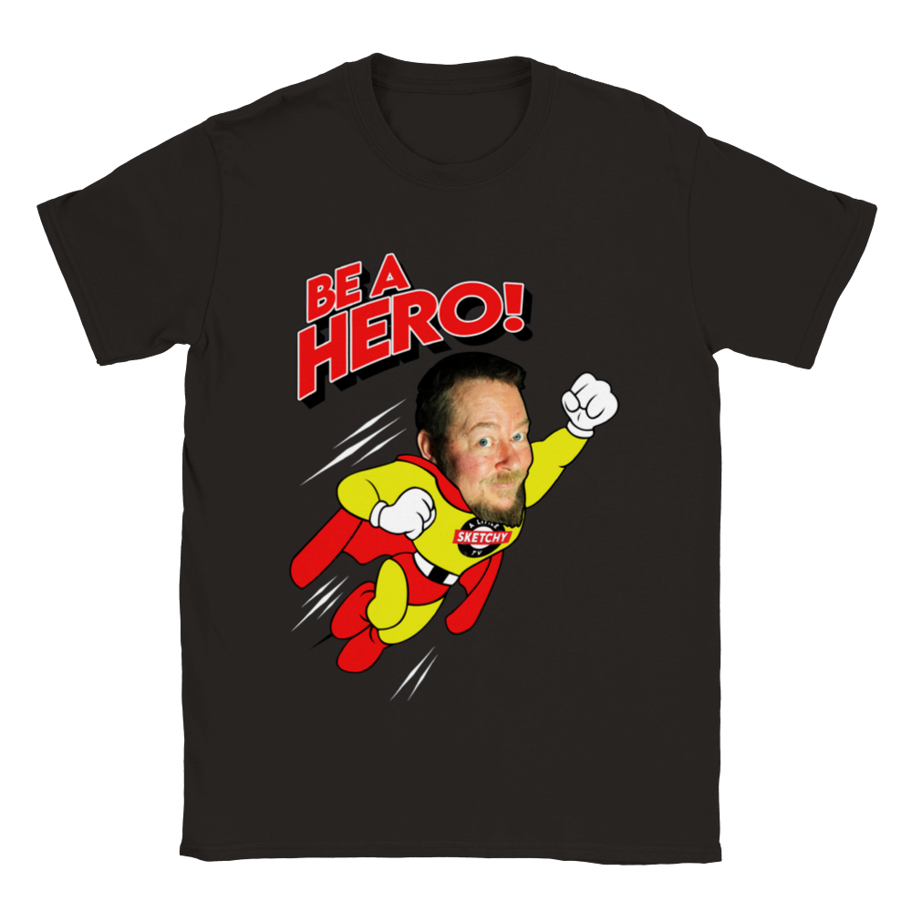 Sketchy Hero Chuck - Classic Unisex Crewneck T-shirt