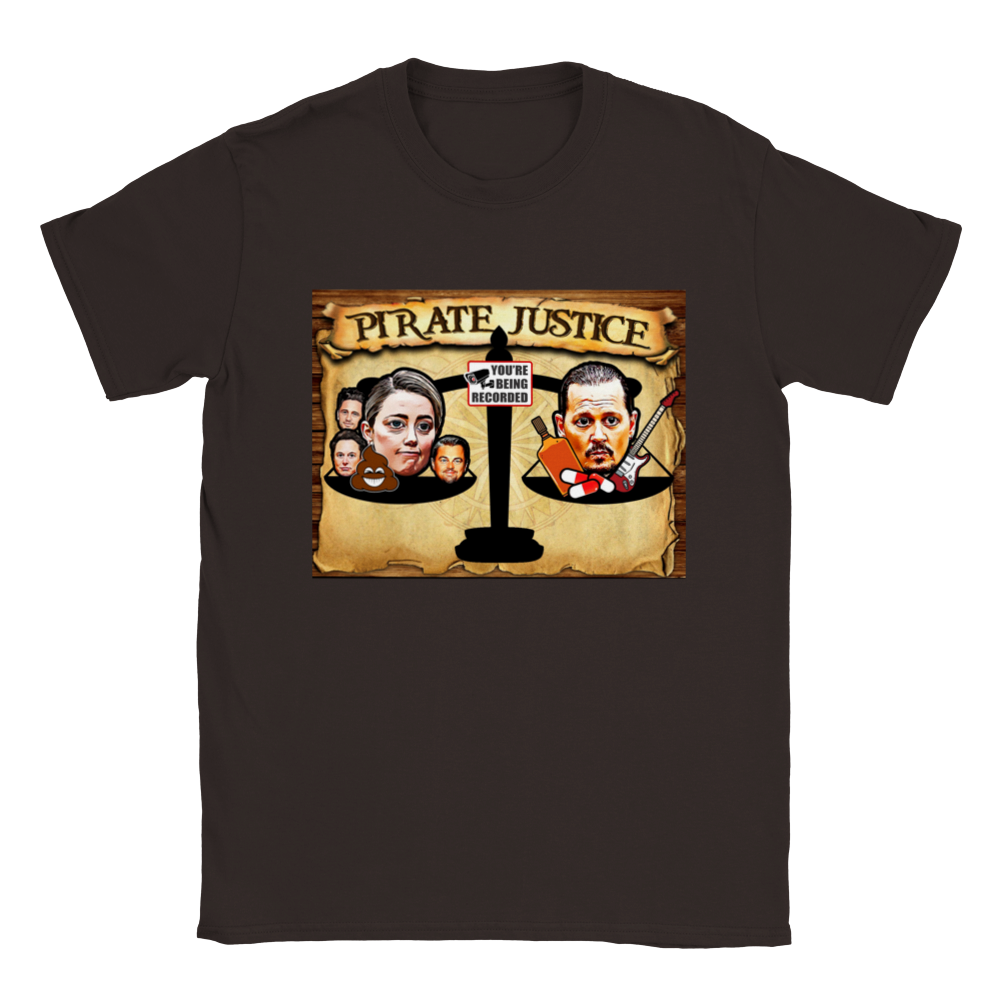 Depp VS Heard - Pirate Justice. Classic Unisex Crewneck T-shirt