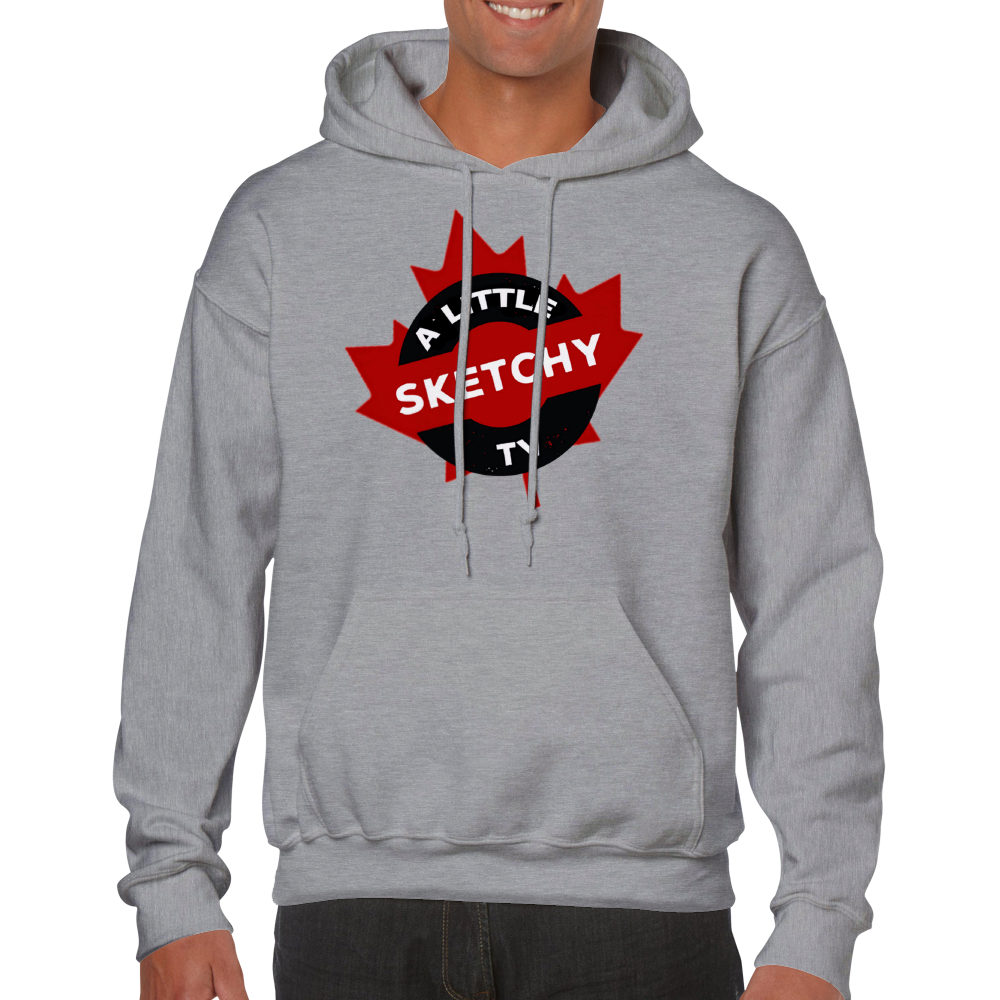 The Maple Sketchy TV Logo - Classic Unisex Pullover Hoodie