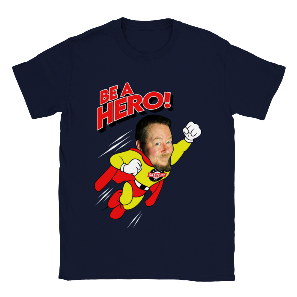 Sketchy Hero Chuck - Classic Unisex Crewneck T-shirt
