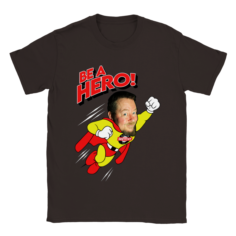 Sketchy Hero Chuck - Classic Unisex Crewneck T-shirt