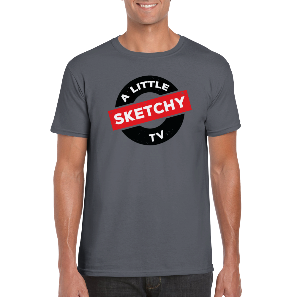 A Little Sketchy Logo - Classic Unisex Crewneck T-shirt