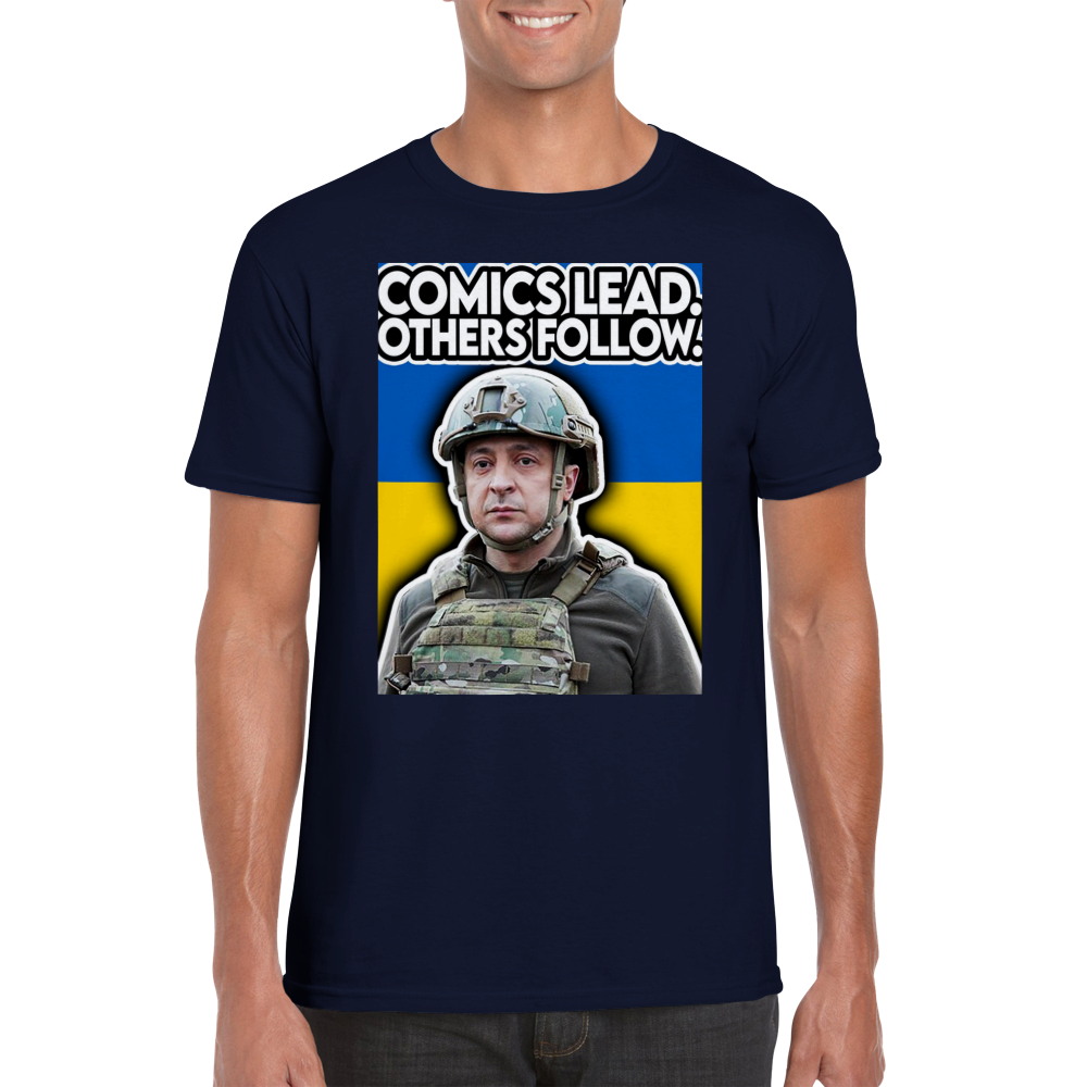 Comics Lead, Others Follow: Ukraine Edition - Classic Unisex Crewneck T-shirt