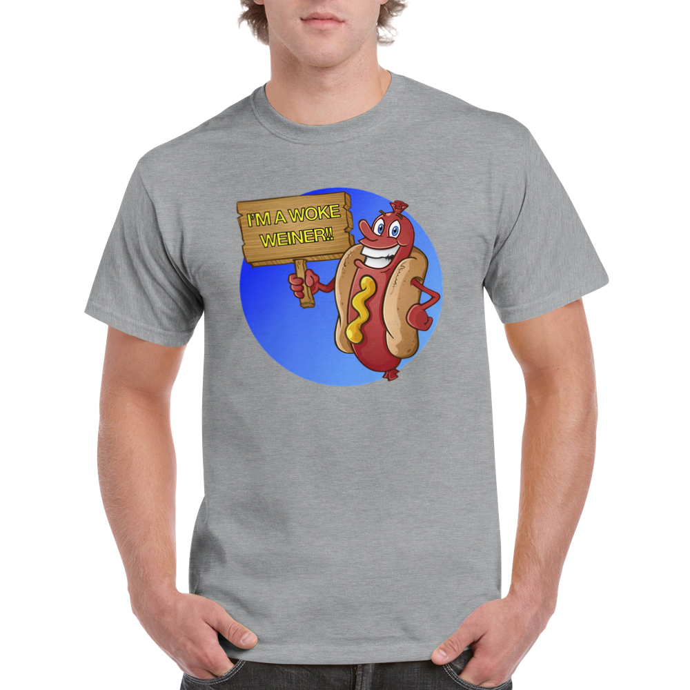 I'm a Woke Weiner! - Heavyweight Unisex Crewneck T-shirt