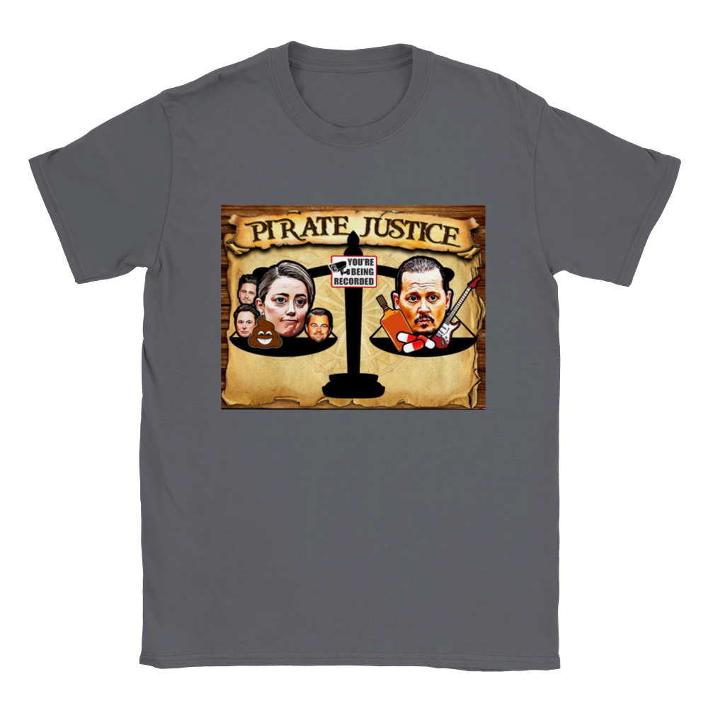 Depp VS Heard - Pirate Justice. Classic Unisex Crewneck T-shirt