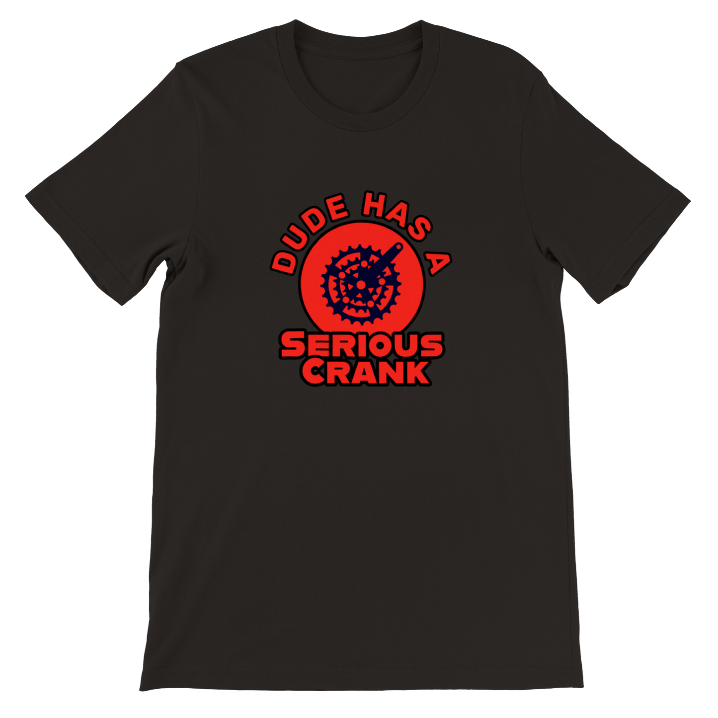 Chuck Byrn - Serious Crank - Premium Unisex Crewneck T-shirt