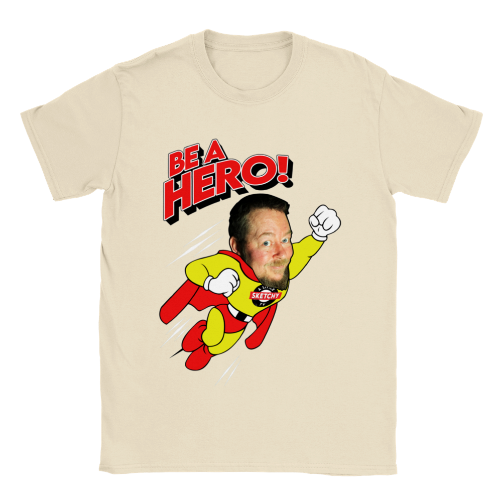 Sketchy Hero Chuck - Classic Unisex Crewneck T-shirt