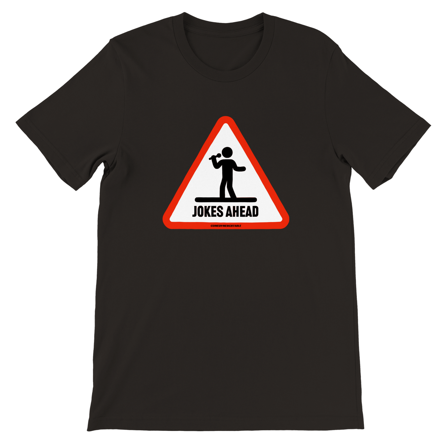 JOKES AHEAD - Premium Unisex Crewneck T-shirt