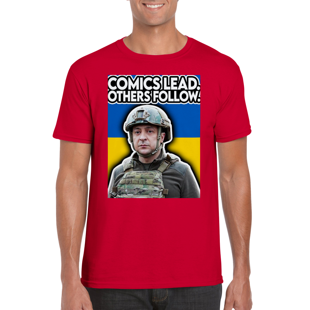 Comics Lead, Others Follow: Ukraine Edition - Classic Unisex Crewneck T-shirt