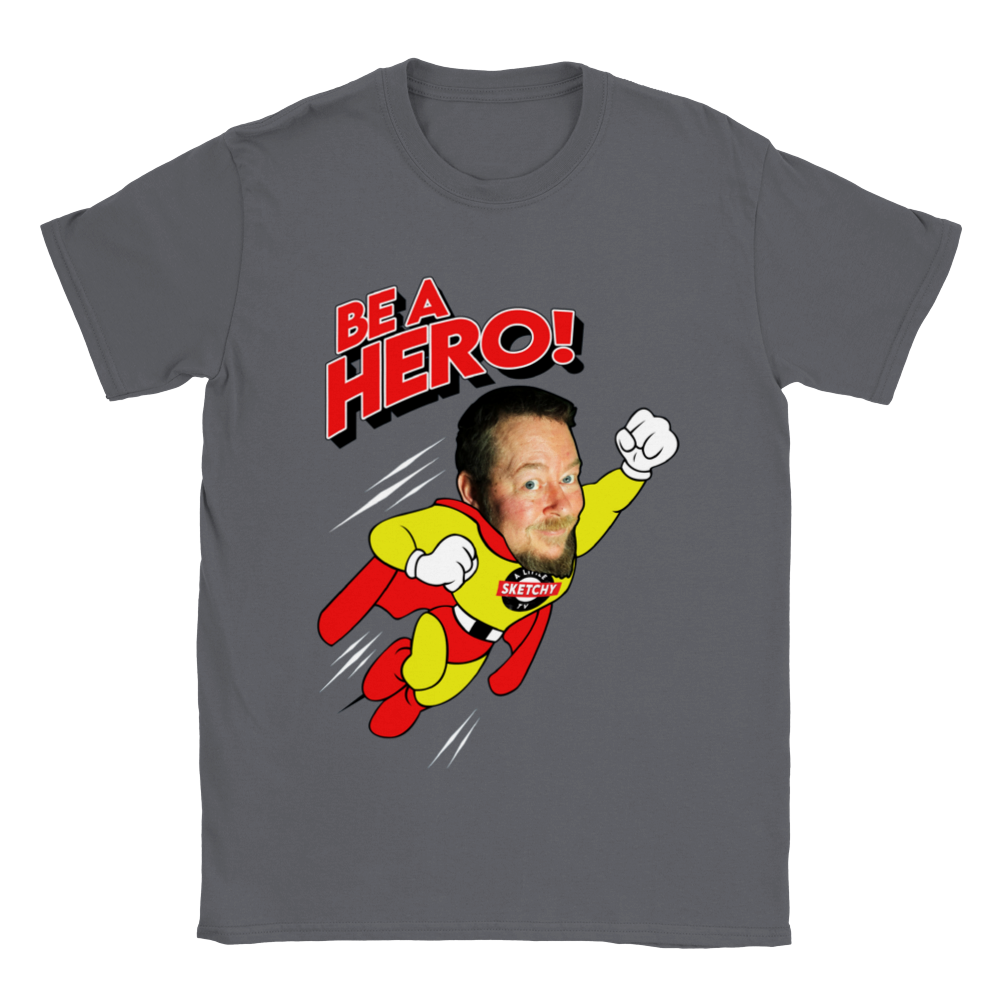 Sketchy Hero Chuck - Classic Unisex Crewneck T-shirt