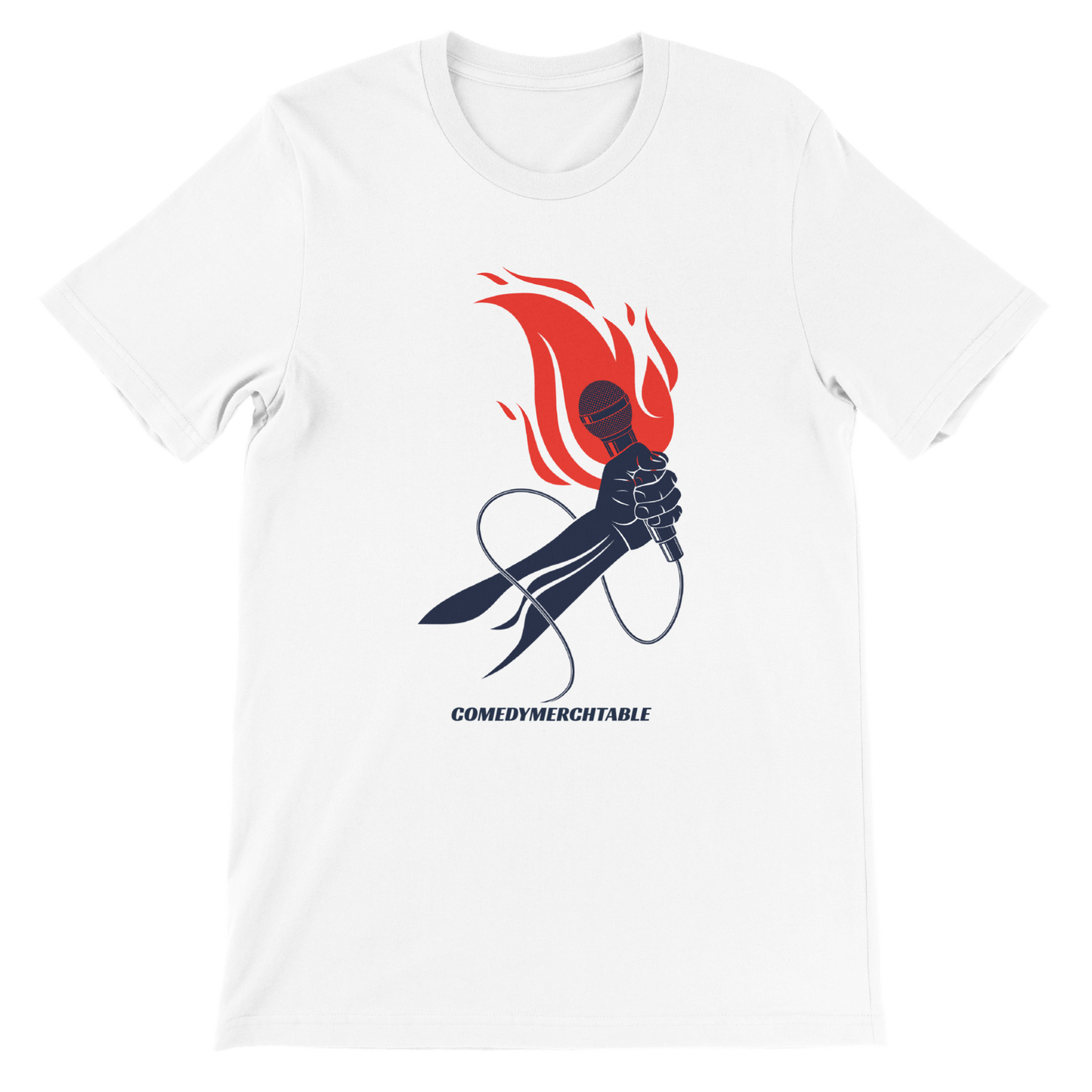 The Hot Mic - Premium Unisex Crewneck T-shirt