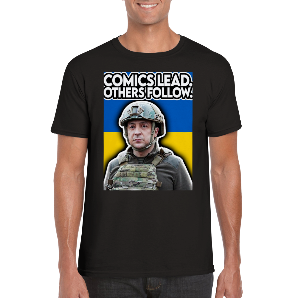 Comics Lead, Others Follow: Ukraine Edition - Classic Unisex Crewneck T-shirt