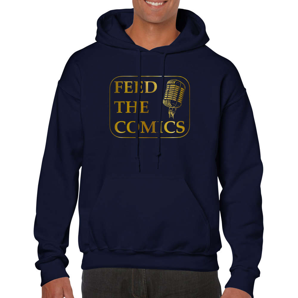 Feed the Comics (gold) - Classic Unisex Pullover Hoodie