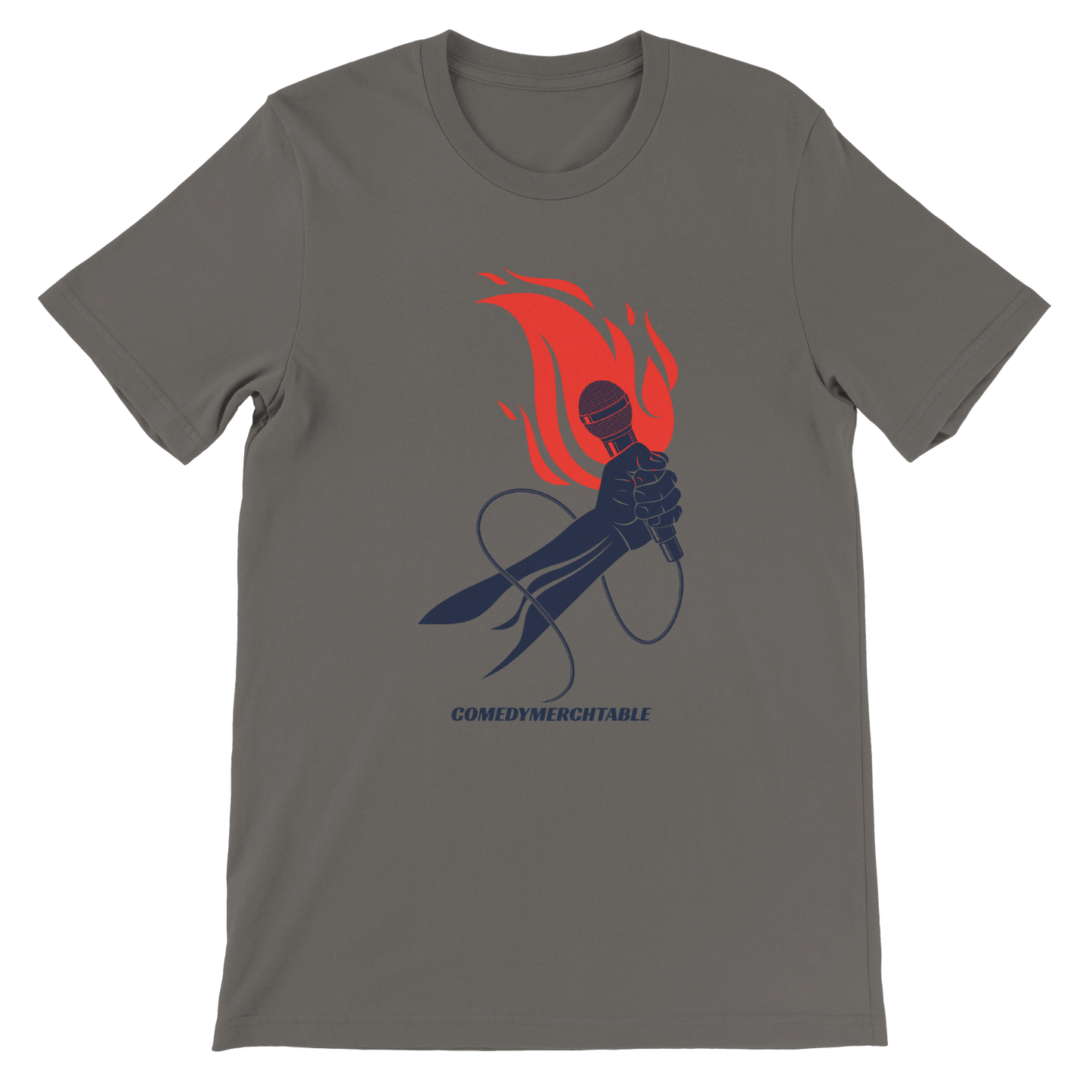 The Hot Mic - Premium Unisex Crewneck T-shirt