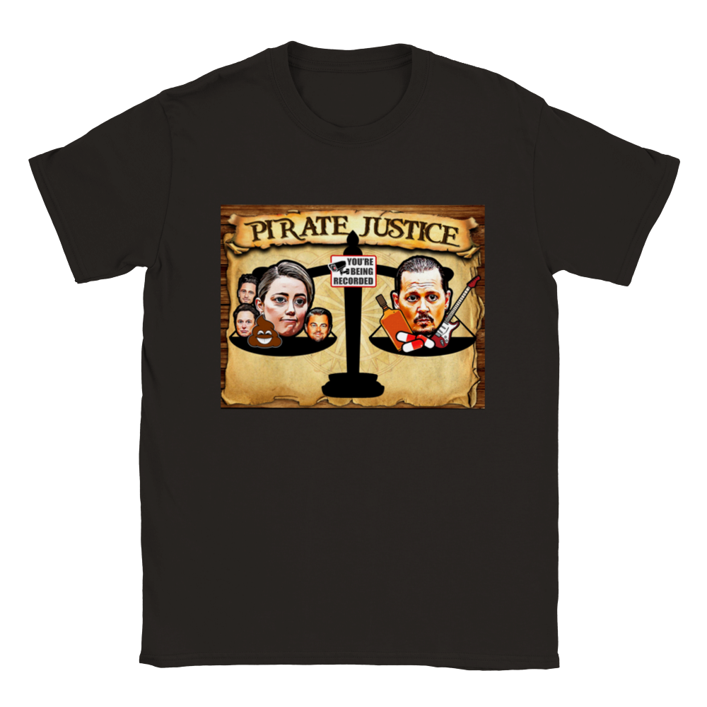Depp VS Heard - Pirate Justice. Classic Unisex Crewneck T-shirt