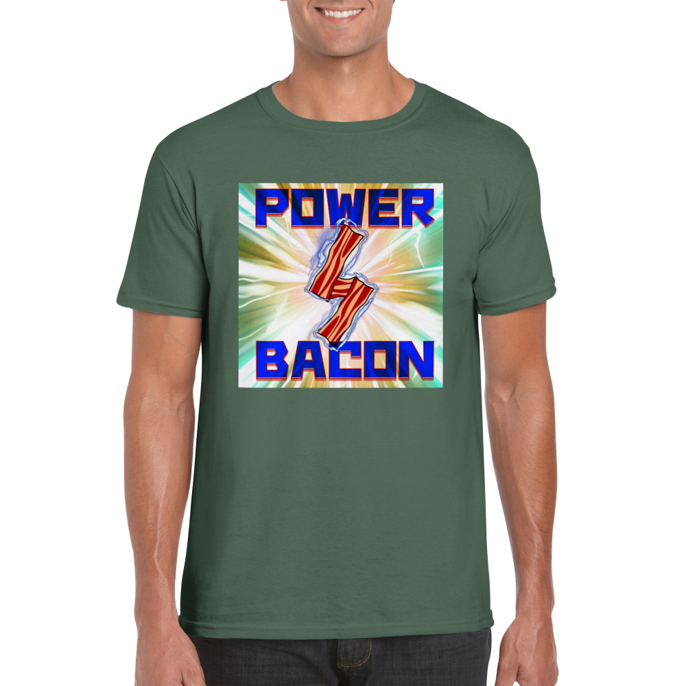 Power Bacon! - Classic Unisex Crewneck T-shirt
