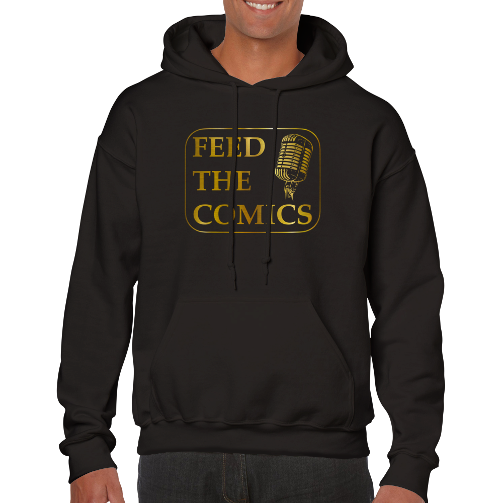 Feed the Comics (gold) - Classic Unisex Pullover Hoodie