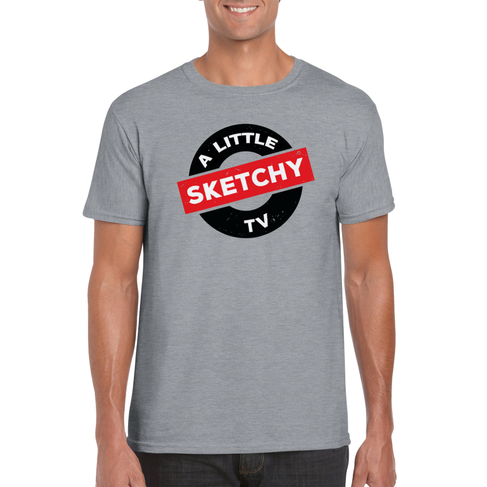A Little Sketchy Logo - Classic Unisex Crewneck T-shirt