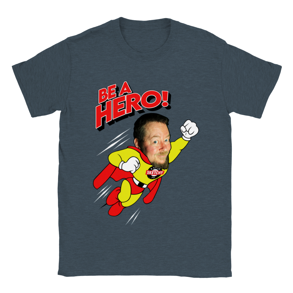 Sketchy Hero Chuck - Classic Unisex Crewneck T-shirt