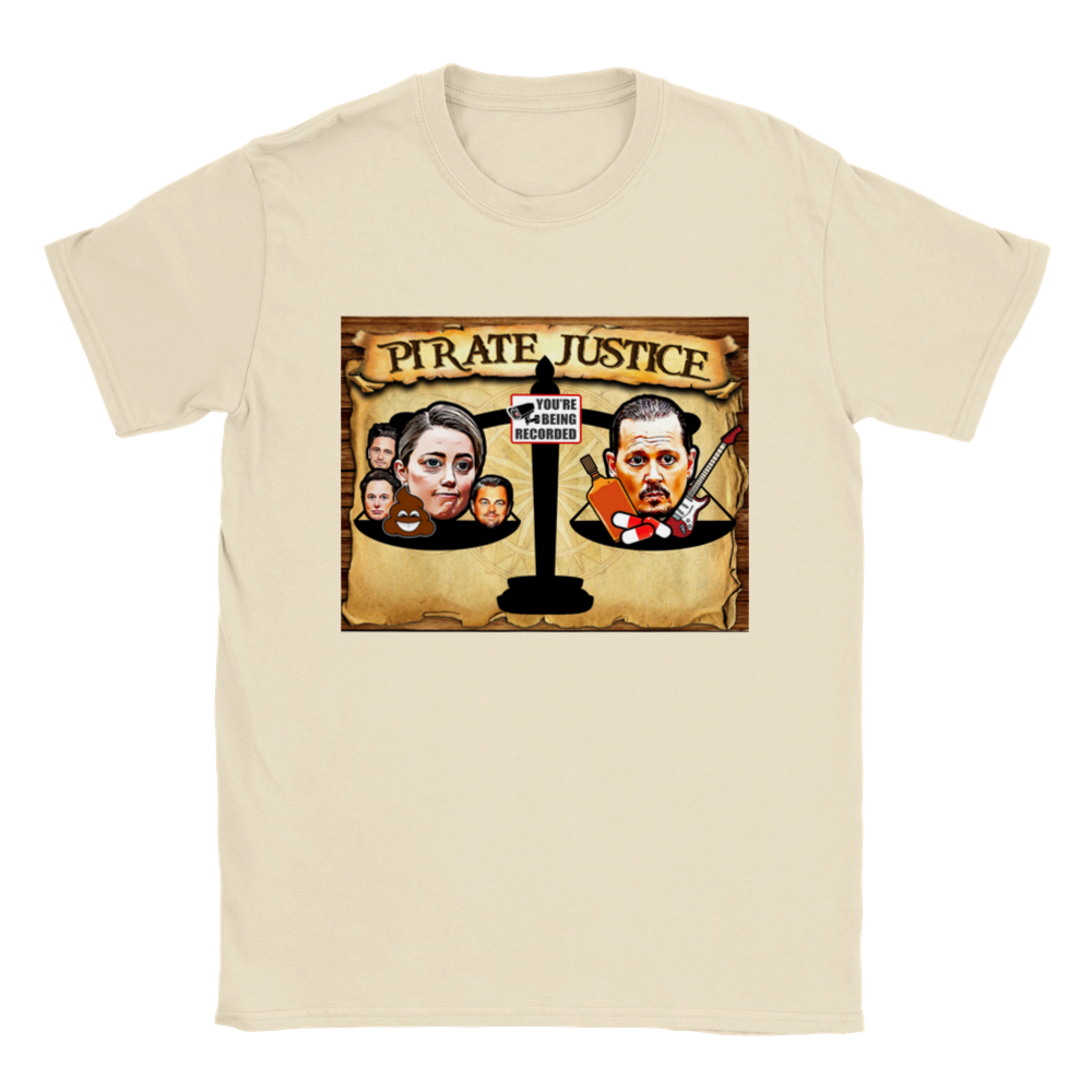Depp VS Heard - Pirate Justice. Classic Unisex Crewneck T-shirt