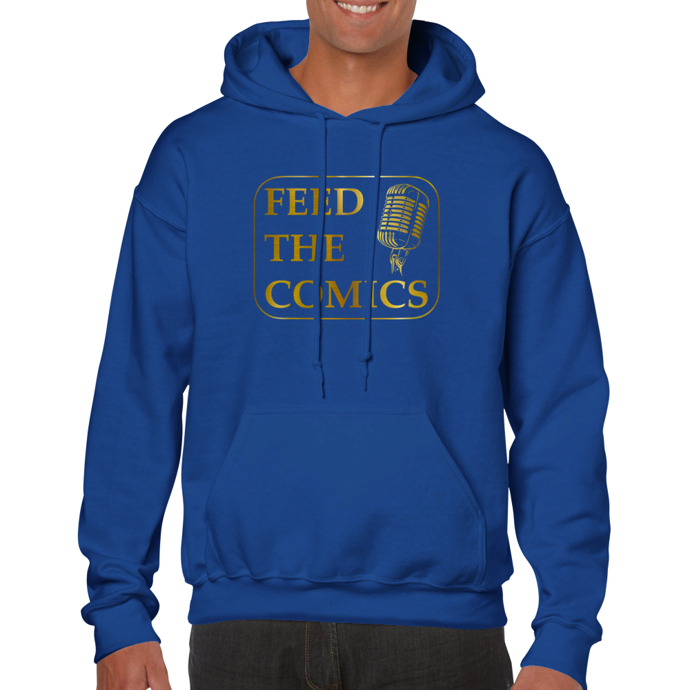 Feed the Comics (gold) - Classic Unisex Pullover Hoodie