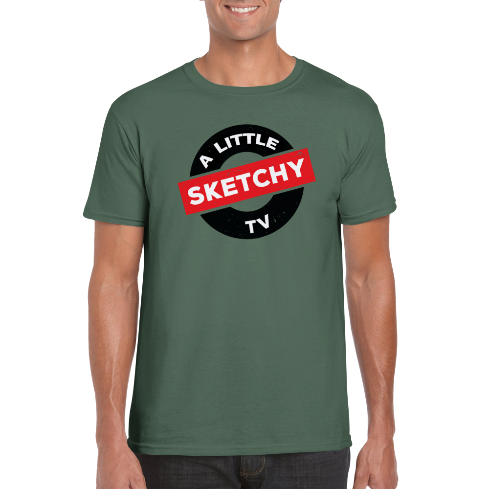 A Little Sketchy Logo - Classic Unisex Crewneck T-shirt