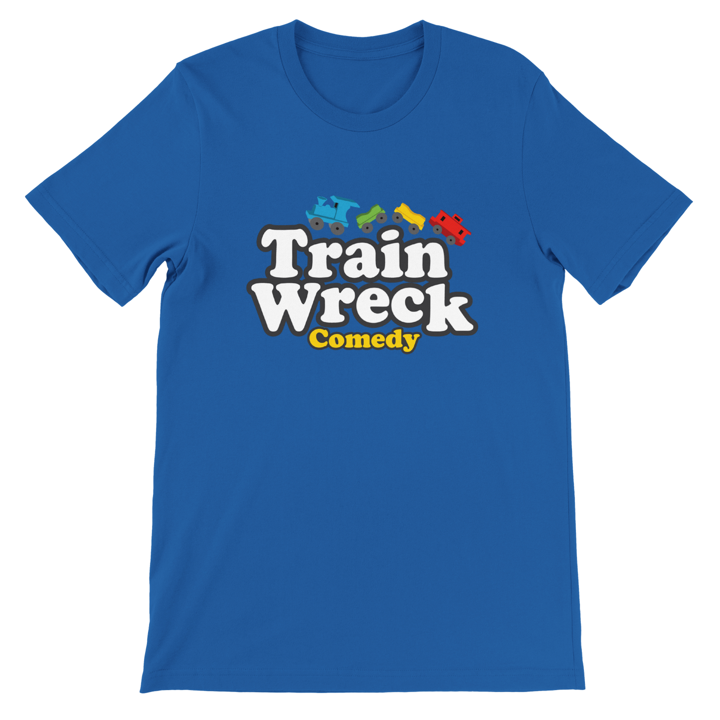 Train Wreck Comedy - Premium Unisex Crewneck T-shirt