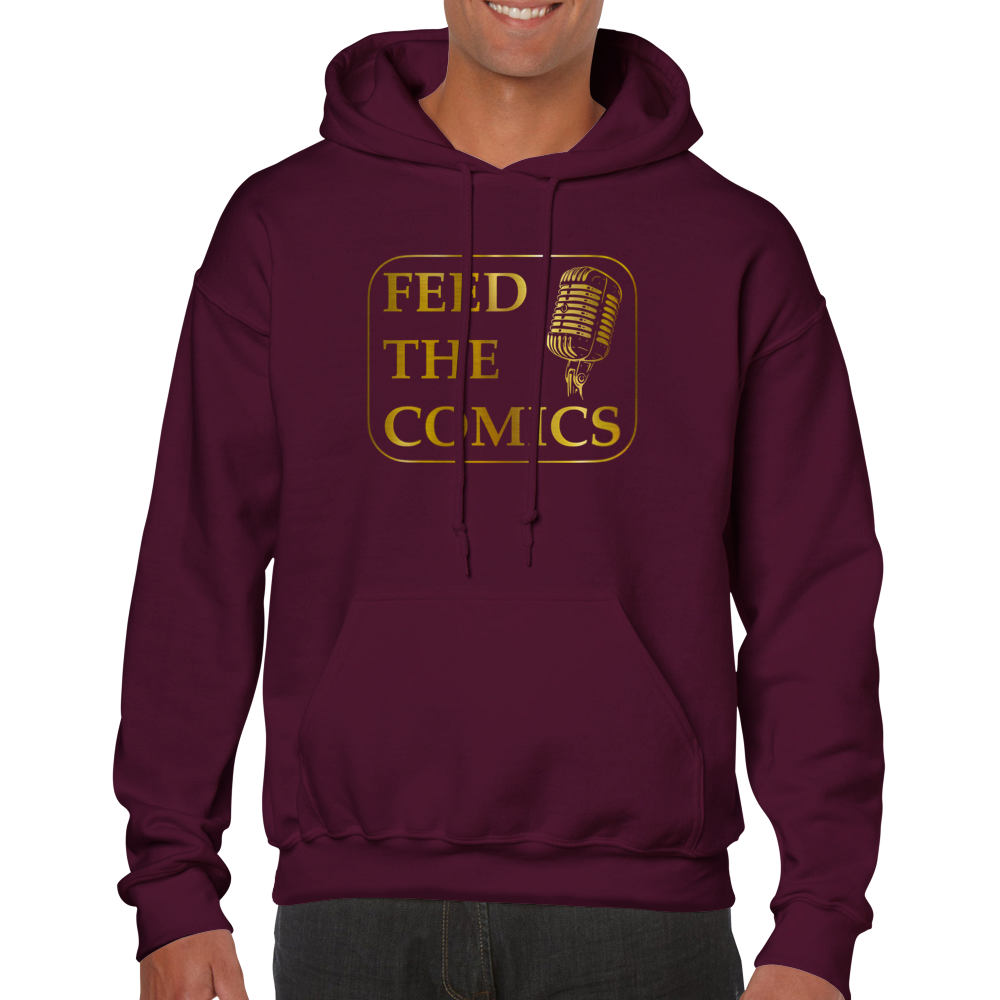 Feed the Comics (gold) - Classic Unisex Pullover Hoodie