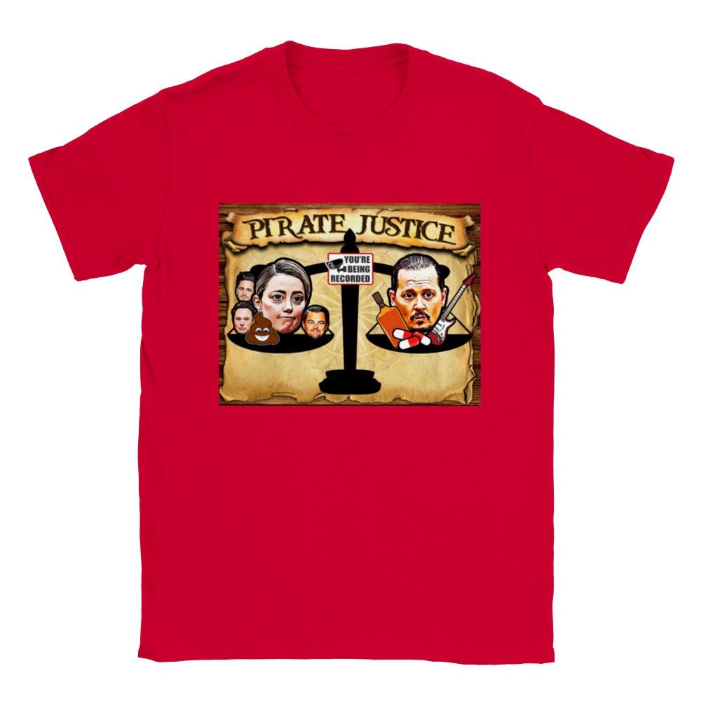 Depp VS Heard - Pirate Justice. Classic Unisex Crewneck T-shirt