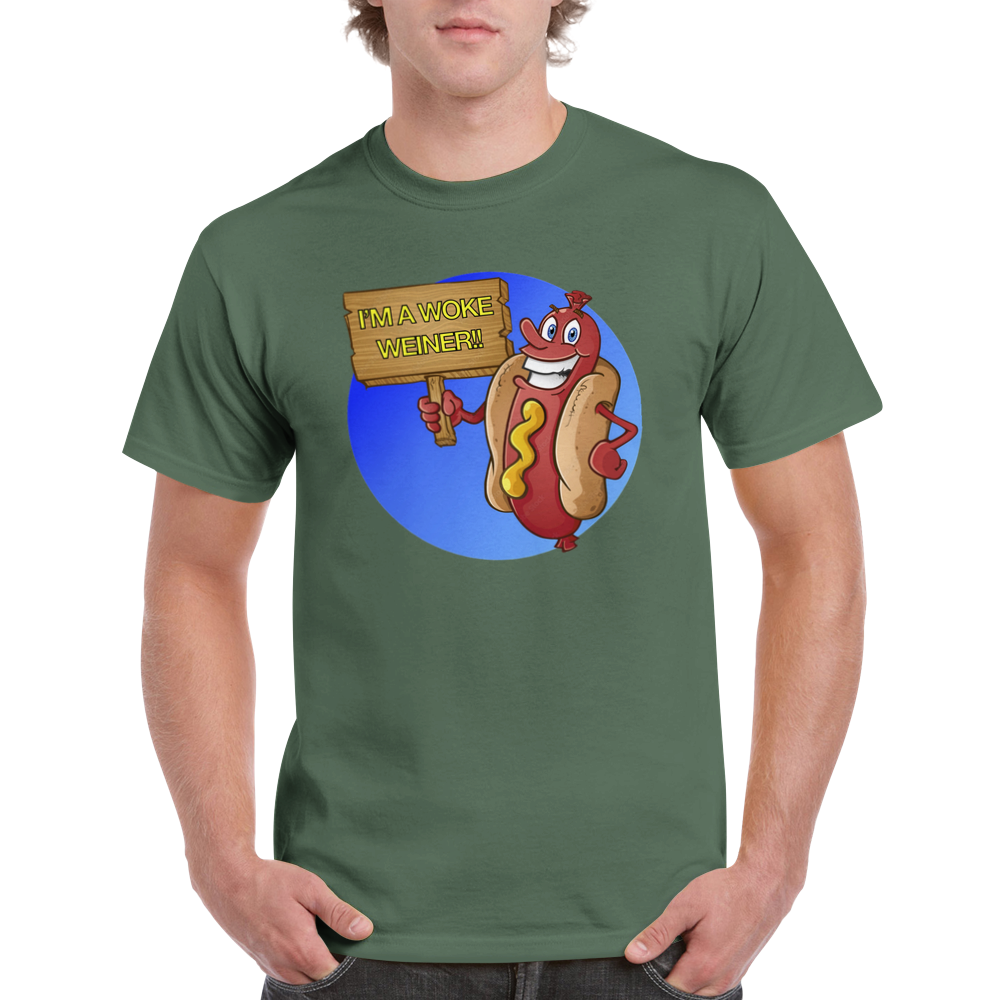 I'm a Woke Weiner! - Heavyweight Unisex Crewneck T-shirt