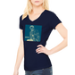 SEAN COLLINS - SMOKING FUNNY - Premium Womens V-Neck T-shirt