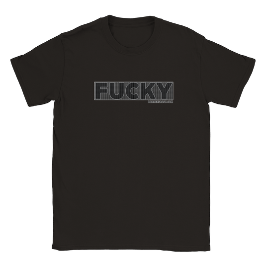 FUCKY ON FUCKY (darrenfrost.com) - Classic Unisex Crewneck T-shirt