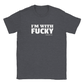 I'M WITH FUCKY (darrenfrost.com) - Classic Unisex Crewneck T-shirt