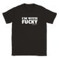 I'M WITH FUCKY (darrenfrost.com) - Classic Unisex Crewneck T-shirt