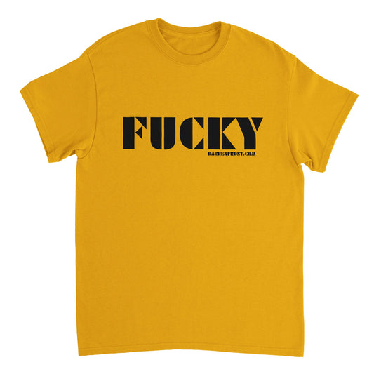The funky FUCKY - Heavyweight Unisex Crewneck T-shirt