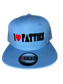 I LOVE (heart) FATTIES - flat brim