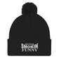 Sean Collins SMOKIN FUNNY Pom-Pom Beanie