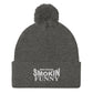 Sean Collins SMOKIN FUNNY Pom-Pom Beanie